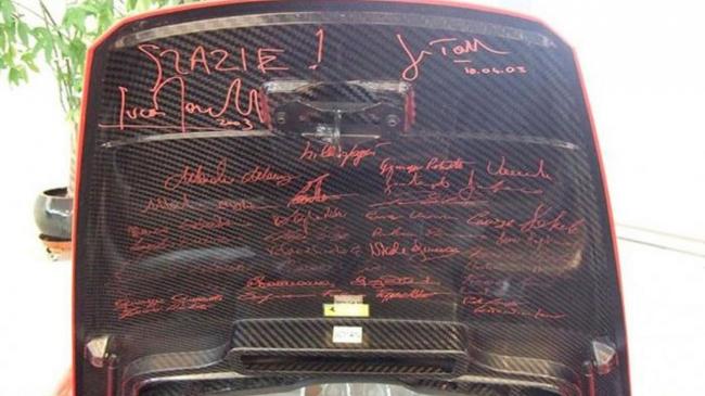 На продажу выставлен эксклюзивный Ferrari Шумахера