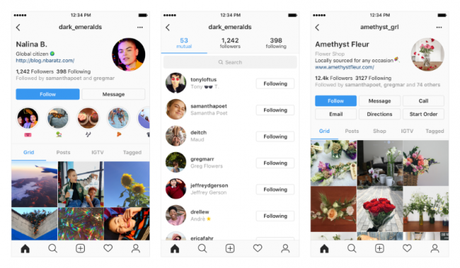 Instagram тестирует новый дизайн профильной страницы (ФОТО)