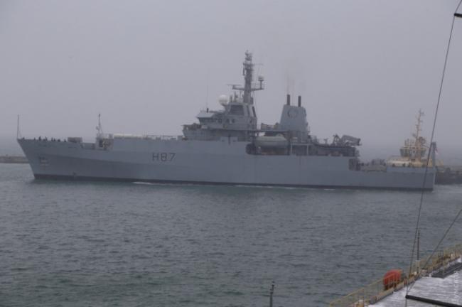 Корабль НАТО прибыл в Украину