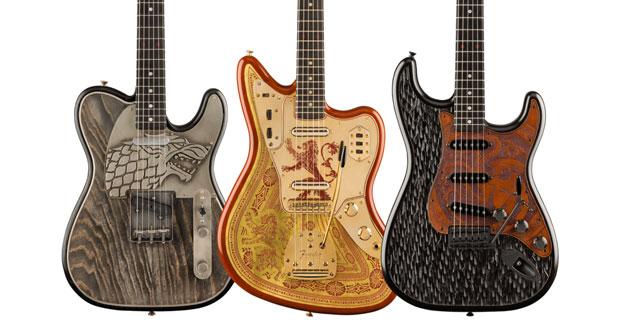Fender выпустили три модели гитар по мотивам Игры престолов (ВИДЕО)