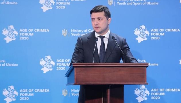 Зеленский заявляет, что Крым не станет ценой мира на Донбассе