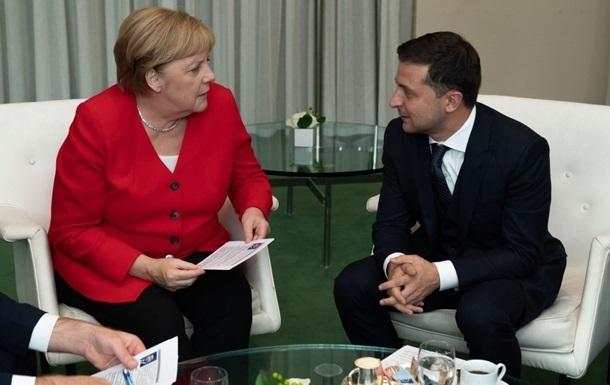 Зеленский обсудит события на Донбассе с Меркель