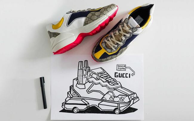 Gucci запустили платформу, где каждый может придумать дизайн виртуальных кроссовок