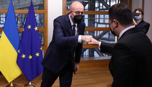 Зеленский провел встречу с президентом Евросовета