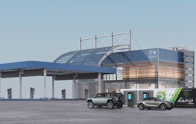 В General Motors придумали дешевые электрозарядные станции на водороде