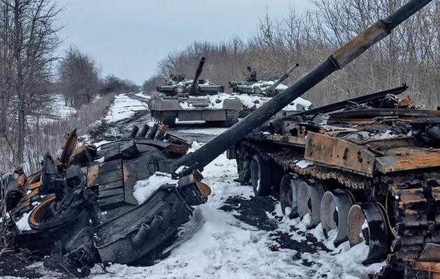За 25 дней войны в Украине российская армия потеряла 14,7 тысяч человек
