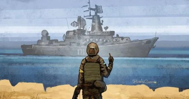 В «Укрпочте» рассказали о результатах продаж марки «Русский военный корабль… Все!»