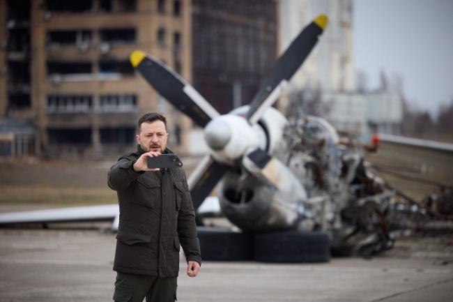 Зеленский из Гостомеля обратился к украинцам в годовщину большой войны