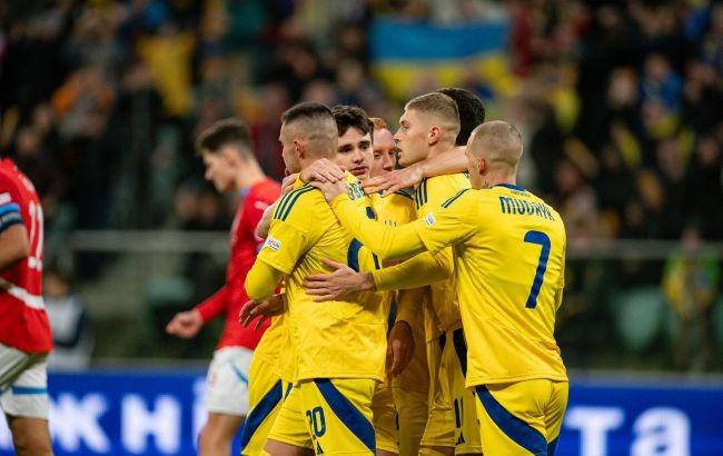 Сборная Украины расписала ничью с Чехией