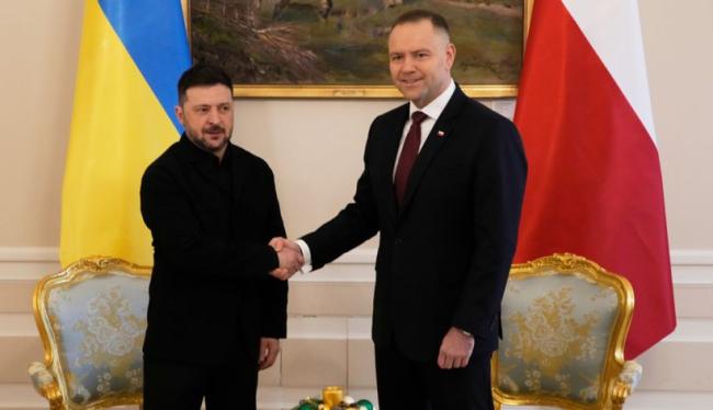 Навроцкий после беседы с Зеленским на саммите НАТО заговорил об общем враге и необходимости диалога